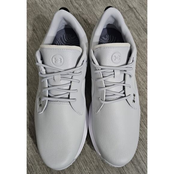 Under Armour HOVR Golf Shoes Men’s US 7 White Gray Spikeless Waterproof Athletic